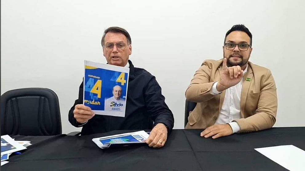 Presidente Bolsonaro rejeita Coronel Diego e pede apoio para Sílvio Mendes e Joel Rodrigues